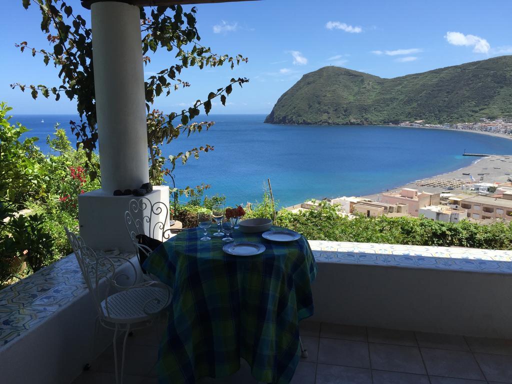 Villa Vista Mare Mela Lipari  Exterior foto